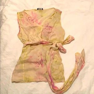 Body by Victoria silk blouse- xs